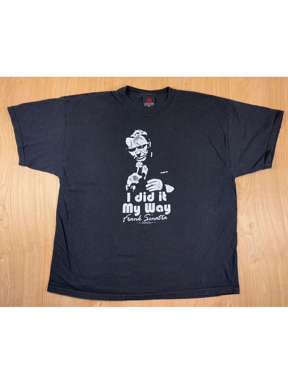 Vintage 90s Frank Sinatra I did it my way tshirt zion rootswear xxlarge